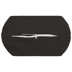 Cushion with Pillow HEERLEN 2 pcs Black Polyester