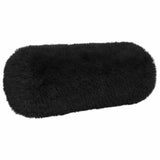 Cushion with Pillow HEERLEN 2 pcs Black PV Fleece - Front View