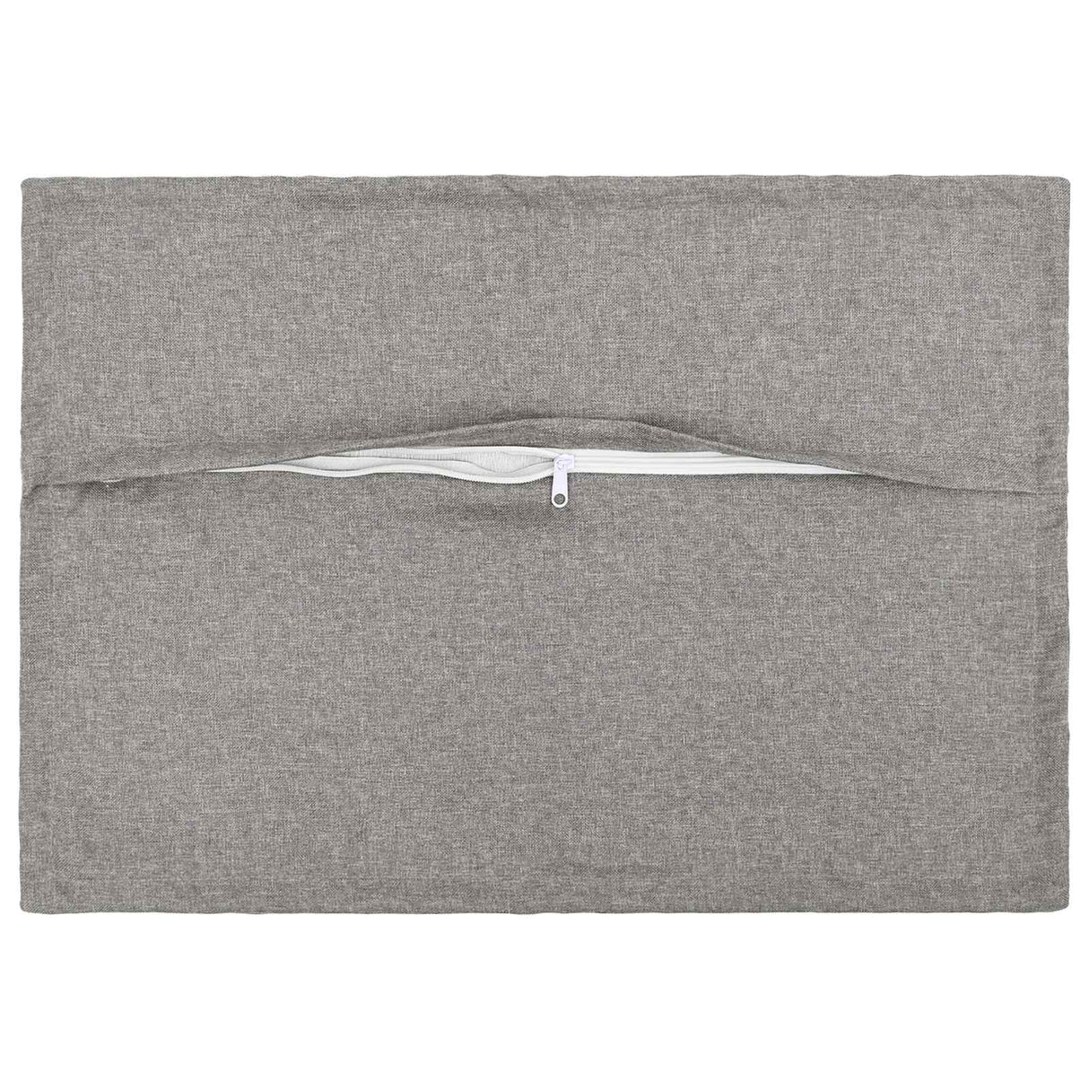 Cushion with Pillow HOUTEN 2 pcs Cloud Grey Faux Linen