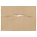 Throw Pillow 6 pcs HOUTEN Cream 30 x 50 cm Faux Linen