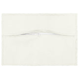 Cushion with Pillow HOUTEN 2 pcs White Faux Linen - Side View