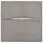 Cushion 2 pcs HOUTEN Cloud Grey 40 x 40 cm Faux Linen