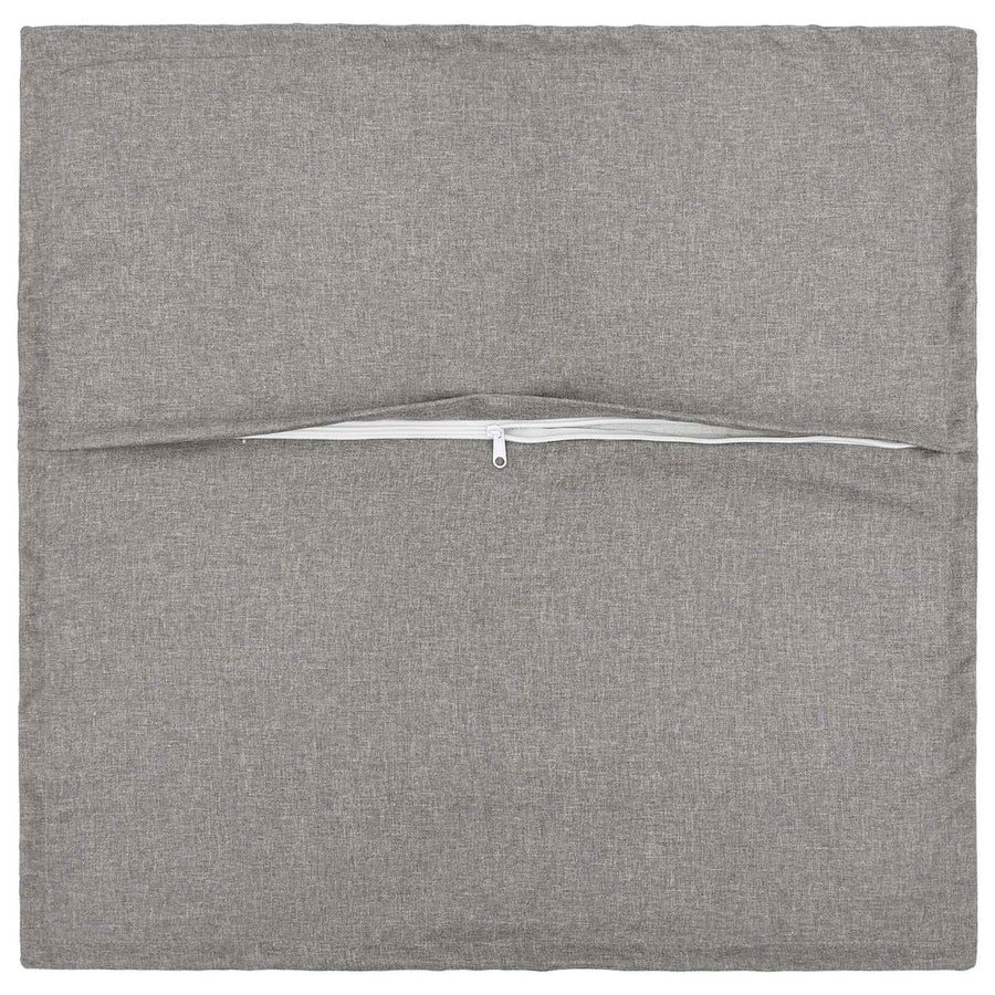 Cushion 2 pcs HOUTEN Cloud Grey 40 x 40 cm Faux Linen