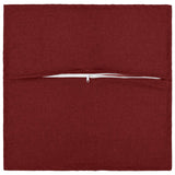 Cushion with Pillow HOUTEN 2 pcs Wine Red Faux Linen