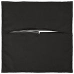 Cushion with Pillow HOUTEN 2 pcs Black Polyester