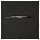 Cushion with Pillow HOUTEN 2 pcs Black Polyester - Side View