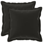 Cushion with Pillow HOUTEN 2 pcs Black Polyester