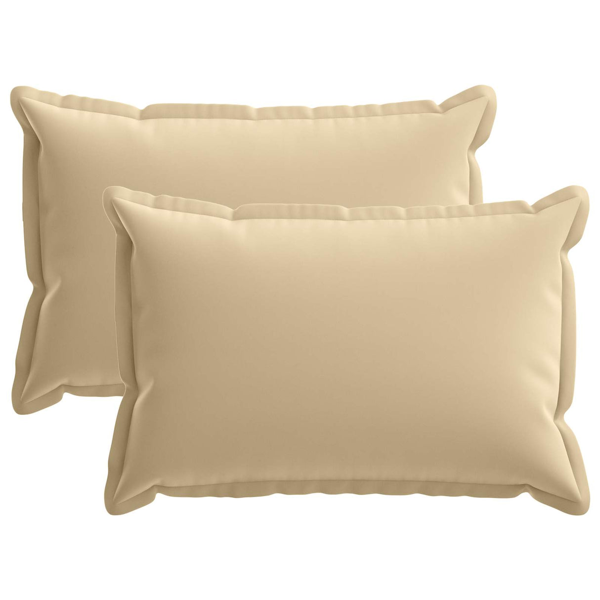 Cushion with Pillow HOUTEN 2 pcs Beige Polyester