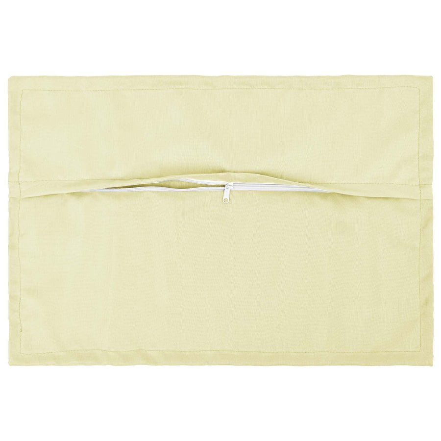 Cushion 2 pcs HOUTEN Cream 40 x 60 cm Polyester