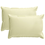Cushion 2 pcs HOUTEN Cream 40 x 60 cm Polyester