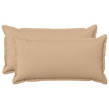 Cushion with Pillow HOUTEN 2 pcs Cream Faux Linen