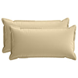 Cushion with Pillow HOUTEN 2 pcs Beige Polyester