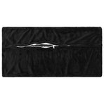 Throw Pillow 2 pcs HOUTEN Black 40 x 70 cm Flannel