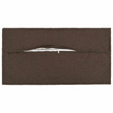 Cushion with Pillow HOUTEN 2 pcs Taupe Faux Linen