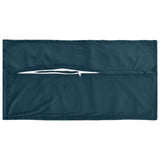 Cushion with Pillow HOUTEN 2 pcs Blue Velvet - Side View