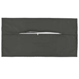 Cushion with Pillow HOUTEN 2 pcs Anthracite Polyester - Side View