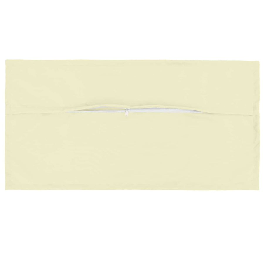 Throw Pillow 2 pcs HOUTEN Cream 40 x 80 cm Polyester