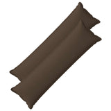 Cushion with Pillow HOUTEN 2 pcs Taupe Faux Linen