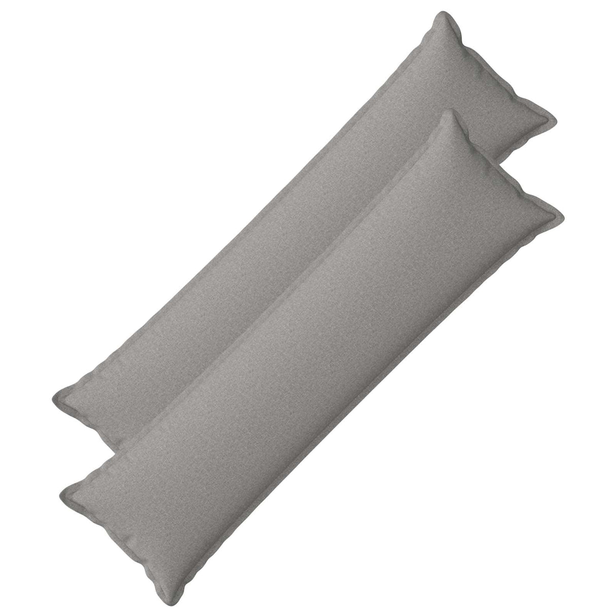 Cushion with Pillow HOUTEN 2 pcs Cloud Grey Faux Linen