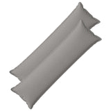 Cushion with Pillow HOUTEN 2 pcs Cloud Grey Faux Linen