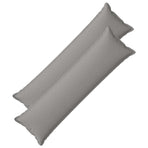 Cushion 2 pcs HOUTEN Cloud Grey 40 x 145 cm Faux Linen