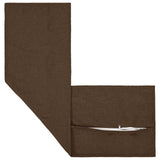 Cushion with Pillow HOUTEN Brown 40 x 145 cm Faux Linen