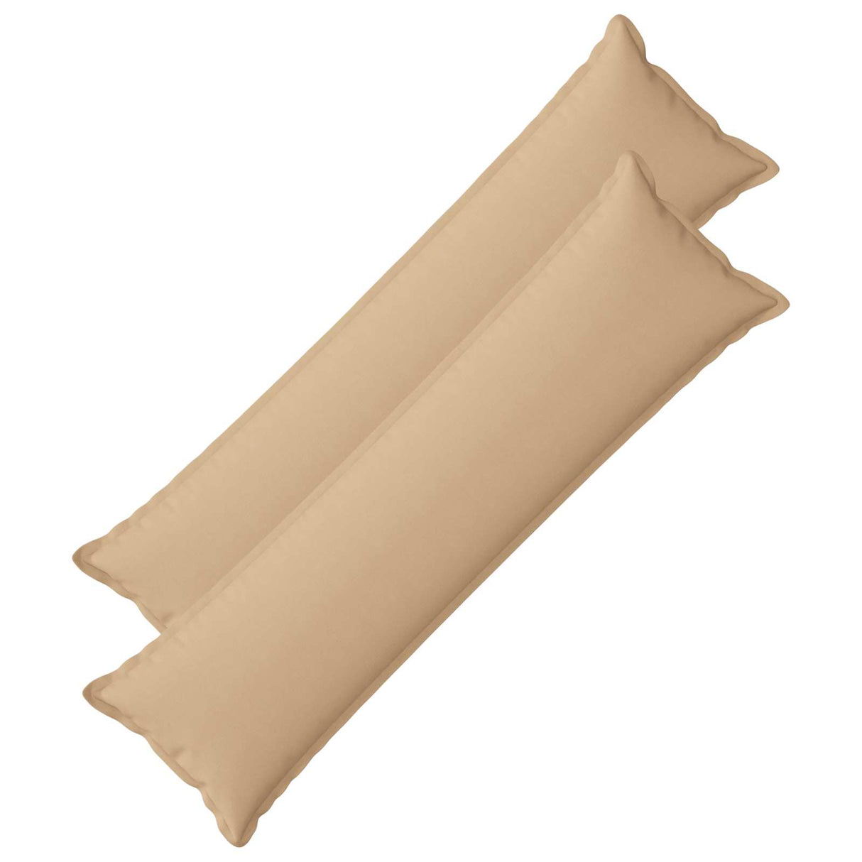 Cushion with Pillow HOUTEN 2 pcs Cream Faux Linen