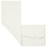Cushion with Pillow HOUTEN White 40 x 145 cm Faux Linen