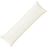 Cushion with Pillow HOUTEN White 40 x 145 cm Faux Linen