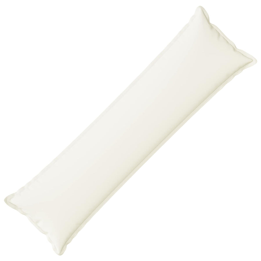 Throw Pillow HOUTEN White 40 x 145 cm Faux Linen