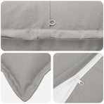Throw Pillow HOUTEN Grey 40 x 145 cm Polyester