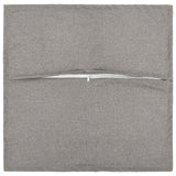Cushion with Pillow HOUTEN 6 pcs Cloud Grey Faux Linen