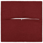 Throw Pillow 2 pcs HOUTEN Wine Red 45 x 45 cm Faux Linen