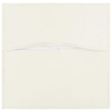 Cushion with Pillow HOUTEN 6 pcs White Faux Linen - Side View