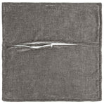 Throw Pillow 6 pcs HOUTEN Dark Grey 45 x 45 cm Chenille Fabric