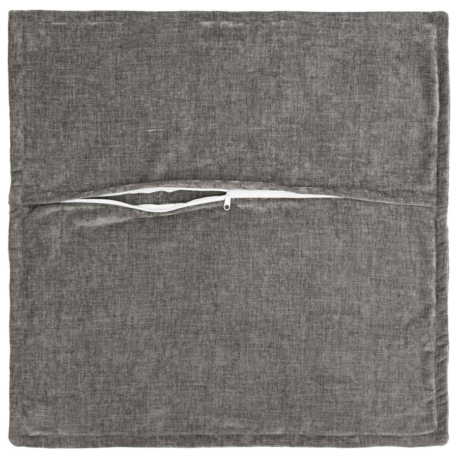 Throw Pillow 6 pcs HOUTEN Dark Grey 45 x 45 cm Chenille Fabric