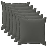 Cushion with Pillow HOUTEN 6 pcs Anthracite Polyester