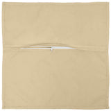 Cushion with Pillow HOUTEN 2 pcs Beige Polyester - Top-Down View