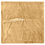 Throw Pillow 2 pcs HOUTEN Taupe 45 x 45 cm Flannel