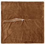 Throw Pillow 2 pcs HOUTEN Light Brown 45 x 45 cm Flannel