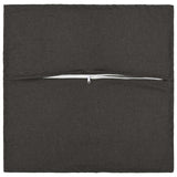 Cushion with Pillow HOUTEN 6 pcs Dark Grey Faux Linen