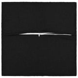 Cushion with Pillow HOUTEN 12 pcs Black Faux Linen - Side View