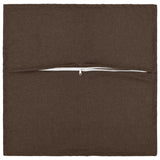 Cushion with Pillow HOUTEN 2 pcs Taupe Faux Linen - Side View