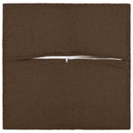 Throw Pillow 2 pcs HOUTEN Brown 50 x 50 cm Faux Linen