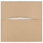 Throw Pillow 6 pcs HOUTEN Cream 50 x 50 cm Faux Linen