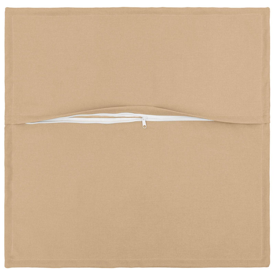 Throw Pillow 6 pcs HOUTEN Cream 50 x 50 cm Faux Linen