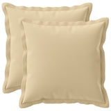Cushion with Pillow HOUTEN 2 pcs Beige Polyester - Front View