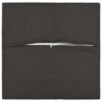 Cushion with Pillow HOUTEN 2 pcs Dark Grey Faux Linen