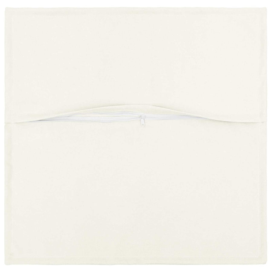 Cushion with Pillow HOUTEN 2 pcs White Faux Linen
