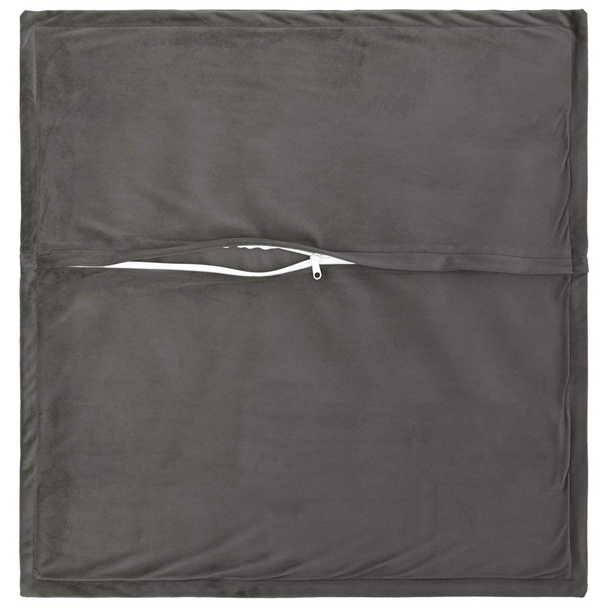 Cushion with Pillow HOUTEN 2 pcs Dark Grey Velvet